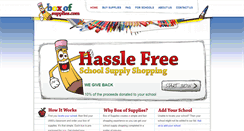 Desktop Screenshot of boxofsupplies.com